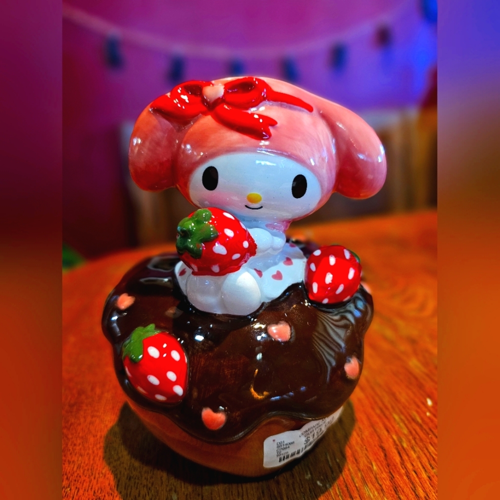 Bluesky My Melody Strawberry Donut Figurine